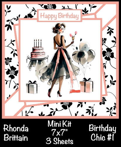 Birthday Chic #1 Mini Kit 7x7