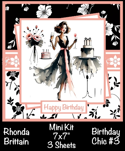 Birthday Chic #3 Mini Kit 7x7