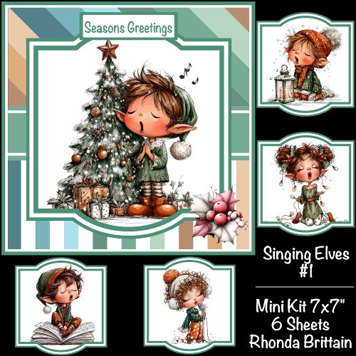 Singing Elves #1 Mini Kit 7x7