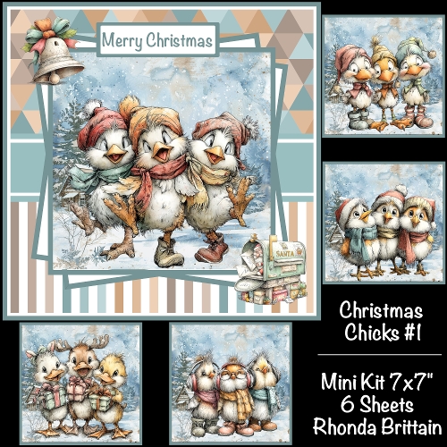 Christmas Chicks #1 Mini Kit 7x7
