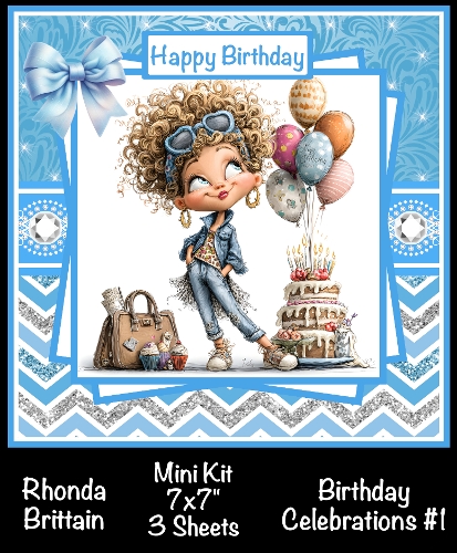 Birthday Celebrations #1 Mini Kit 7x7