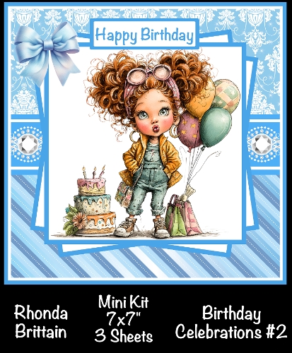 Birthday Celebrations #2 Mini Kit 7x7