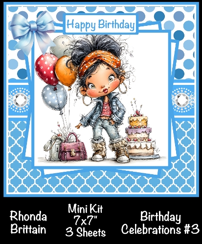 Birthday Celebrations #3 Mini Kit 7x7