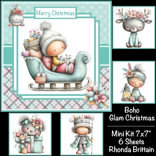 Boho Glam Christmas Mini Kit 7x7