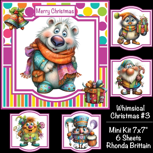 Whimsical Christmas #3 Mini Kit 7x7