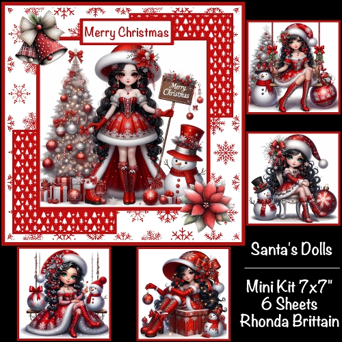 Santas Dolls Mini Kit 7x7
