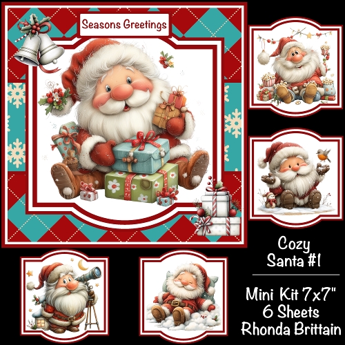 Cozy Santa #1 Mini Kit 7x7
