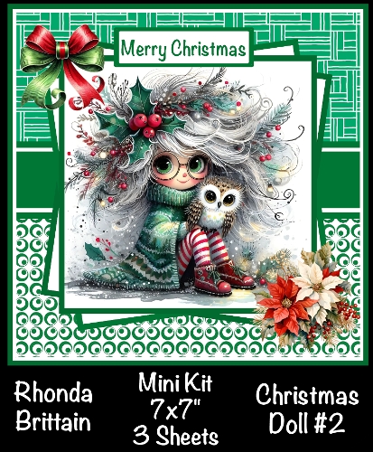 Christmas Doll #2 Mini Kit 7x7