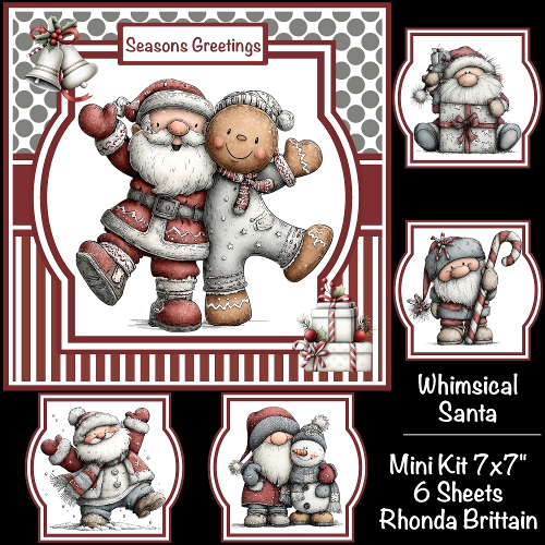 Whimsical Santa Mini Kit 7x7