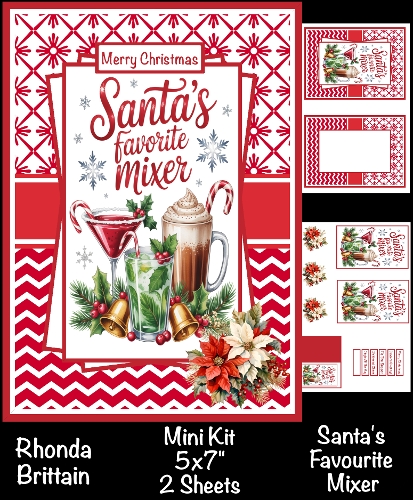 Santas Favourite Mixer Mini Kit 5x7
