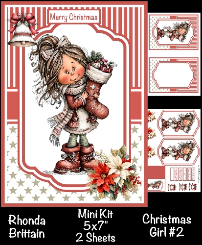 cup1407381_40 - Christmas Girl #2 Mini Kit 5x7