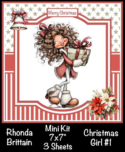 Christmas Girls #1 Mini Kit 7x7 *Customer Request* (3)