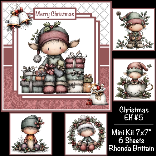 Christmas Elf #5 Mini Kit 7x7