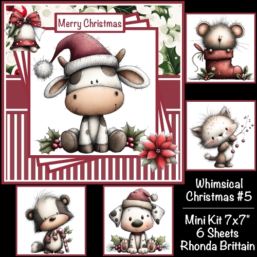 Whimsical Christmas #5 Mini Kit 7x7