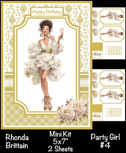 Party Girl #4 Mini Kit 5x7