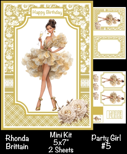 Party Girl #5 Mini Kit 5x7