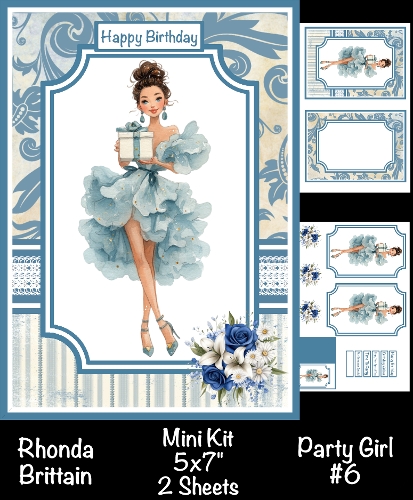 Party Girl #6 Mini Kit 5x7