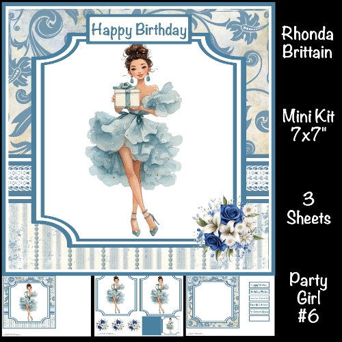 Party Girl #6 Mini Kit 7x7 *Customer Request*