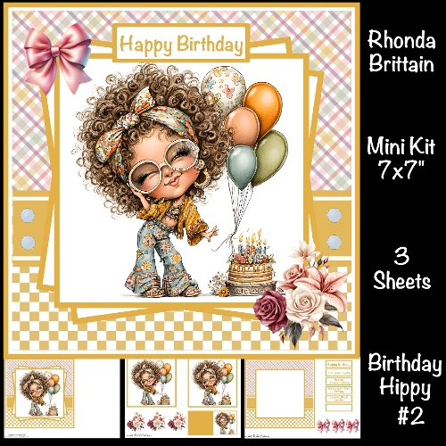 Birthday Hippy #2 Mini Kit 7x7 (3)