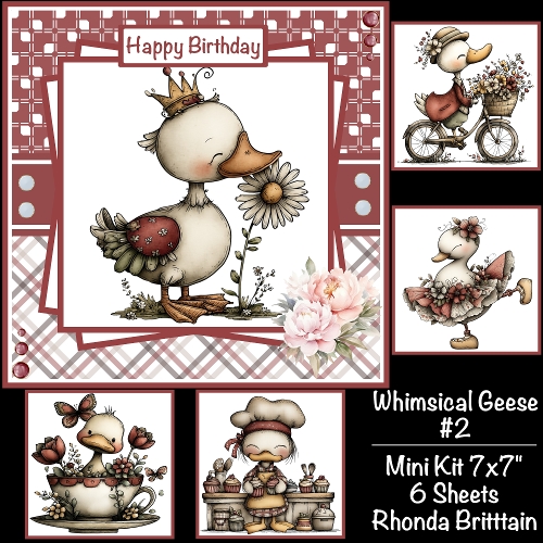 Whimsical Geese #2 Mini Kit 7x7 (5)