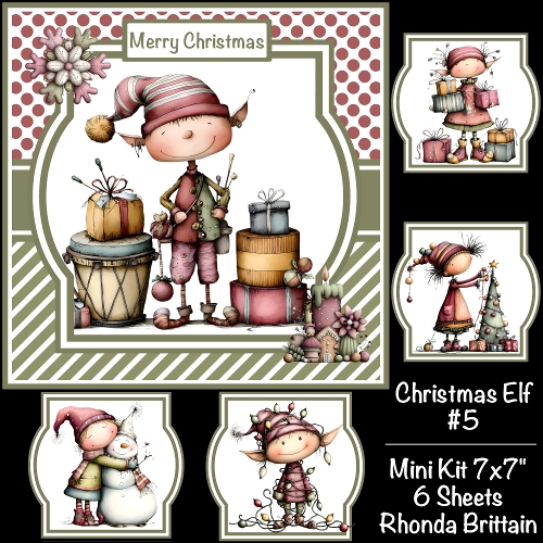 Christmas Elf #6 Mini Kit 7x7 (5)