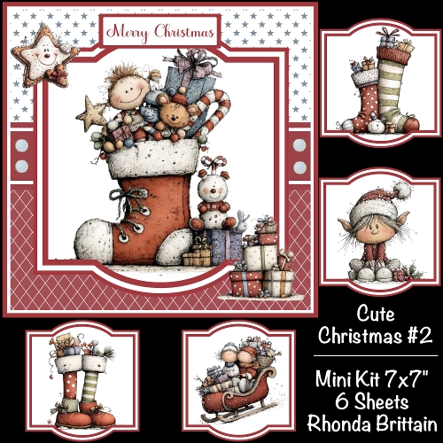 Cute Christmas #2 Mini Kit 7x7 (5)