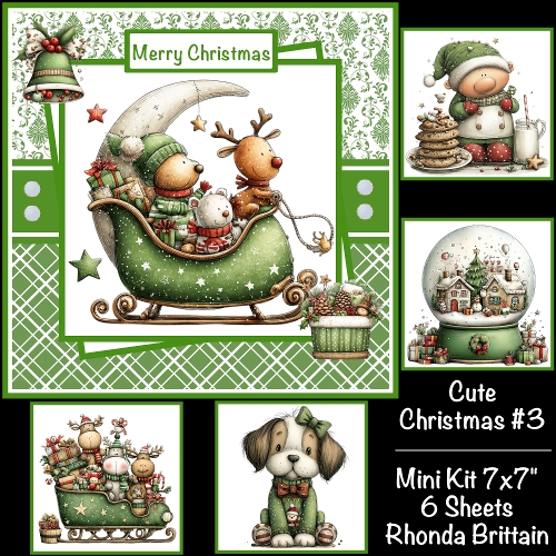 Cute Christmas #3 Mini Kit 7x7 (5)