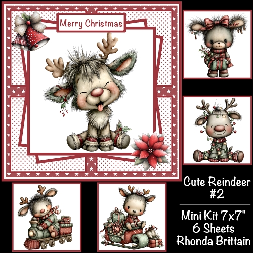 Cute Reindeer #2 Mini Kit 7x7 (5)