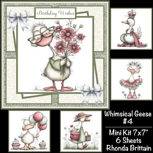 Whimsical Geese #4 Mini Kit 7x7 (5)