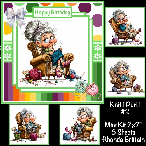 Knit 1 Purl 1 #2 Mini Kit 7x7 (5)