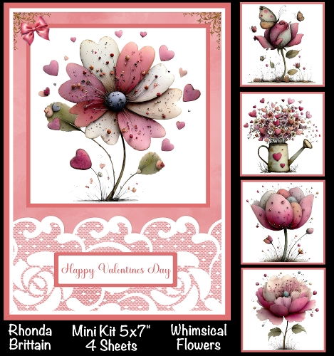 Whimsical Flowers Mini Kit 5x7 (4)