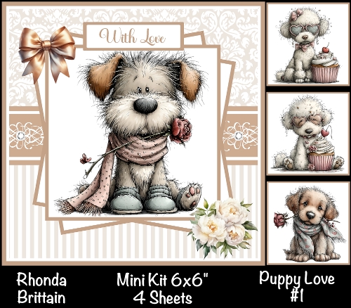 Puppy Love #1 Mini Kit 6x6 (4)