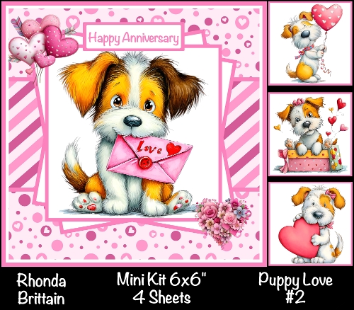 Puppy Love #2 Mini Kit 6x6 (4)