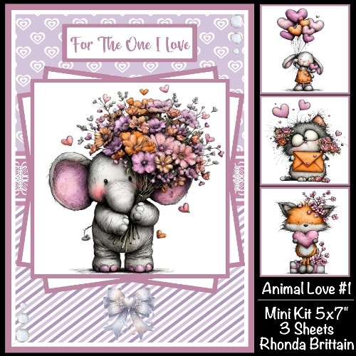 Animal Love #1 Mini Kit 5x7 (3)