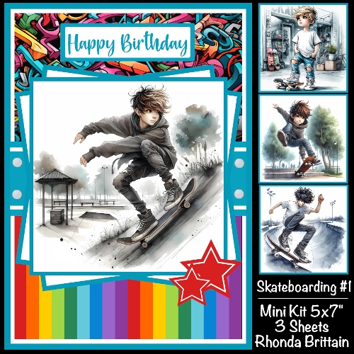 Skateboarding #1 Mini Kit 5x7 (3)