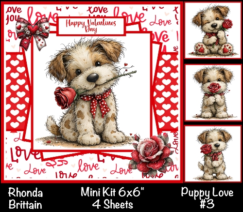 Puppy Love #3 Mini Kit 6x6 (4)