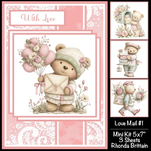Love Mail #1Mini Kit 5x7 (3) 