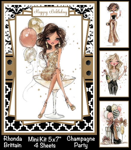 Champagne Party Mini Kit 5x7 (4)
