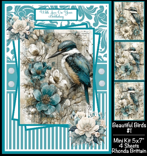 Beautiful Birds #1 Mini Kit 5x7 (4)
