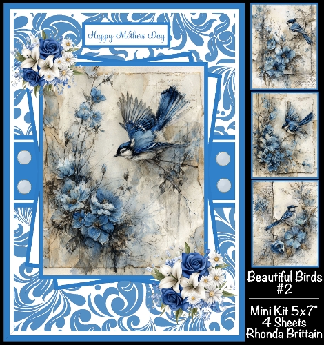 Beautiful Birds #2 Mini Kit 5x7 (4)