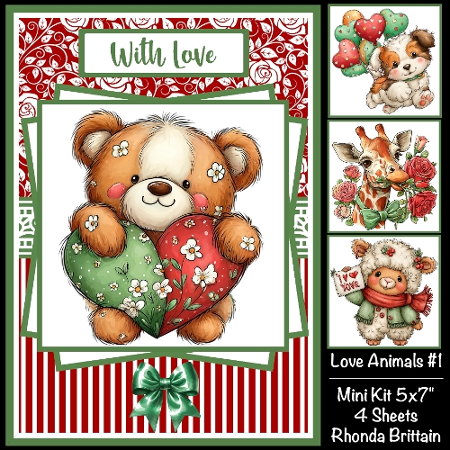 Love Animals #1 Mini Kit 5x7 (4)