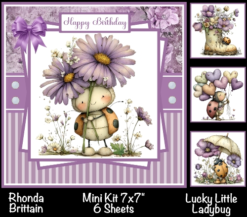 Lucky Little Ladybug Mini Kit 7x7 (4)