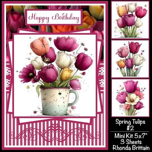 Whimsical Tulips #2 Mini Kit 5x7 (3)
