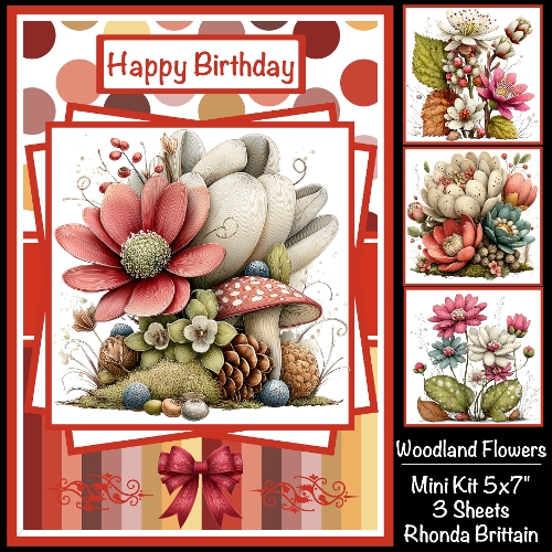 Woodland Flowers Mini Kit 5x7 (3)