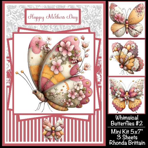 Whimsical Butterflies #2 Mini Kit 5x7 (3)