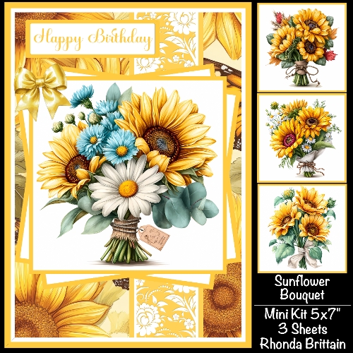 Sunflower Bouquet Mini Kit 5x7 (3)