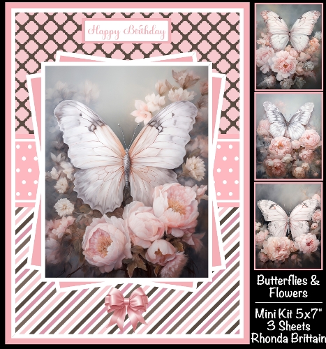 Butterflies & Flowers Mini Kit 5x7 (3)