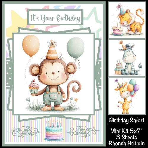 Birthday Safari Mini Kit 5x7 (3)