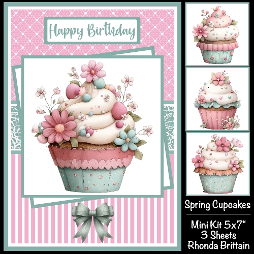 Spring Cupcakes Mini Kit 5x7 (3)