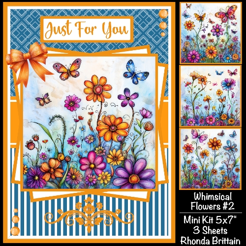 Whimsical Flowers #2 Mini Kit 5x7 (3)